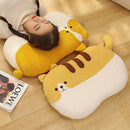 Axyaa Super Soft Memory Cotton Cat Belly Pillow with Pillow Core