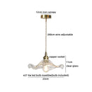 Axyaa Green Glass LED Pendant Lights with Wood Handle - Modern Design
