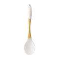 Axyaa White Gold Silicone Kitchen Utensils Set - Heat-resistant Cooking Tools