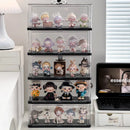 Axyaa Acrylic Doll Display Rack Stacktable | Transparent Toy Storage Box