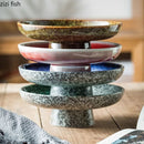 Axya High Foot Snack Plate Set for Creative Molecular Dining