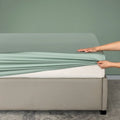 Axyaa Bamboo Fitted Sheet Double Queen Size Luxury Mattress Cover