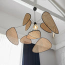 Axyaa Nordic Rattan Bamboo Chandelier Pendant Lights
