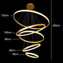Axyaa Crystal Chandelier Stair Pendant Light Modern Home Decor Living Room Interior Lighting