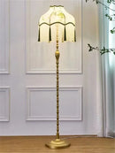 Axyaa European Floor Lamp Retro French Tassel Living Room Bedroom Villa Sofa Originality Home Furnishings