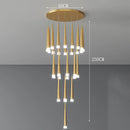 Axyaa Modern Stair Pendant Lights Chandelier LED Ceiling Lamp for Living Room