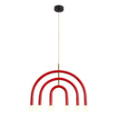 Axyaa Rainbow U-shaped Pendant Lamp for Modern Living Room LED Lighting