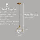 Axyaa Nordic Crystal LED Pendant Lamp for Home Decoration