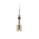 Axyaa Glass Tube LED Pendant Light - Modern Home Lighting Fixtures