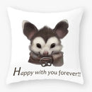 Axyaa Cartoon Animal Cushion Cover 45*45cm