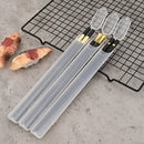 Axyaa Portable Alloy Chopsticks Set Non Slip Dishwasher Safe Sushi Sticks
