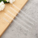 Axyaa Glass Straws: Straight Boba Bubble Tea Milk Smoothies Bar Accessories