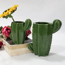 Axya™ Nordic Cactus Vase Porcelain Flower Pot Modern Home Decor Green Cactus Pot