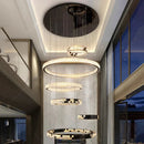 Axyaa Crystal Chandeliers: LED Indoor Ceiling Lamp for Living Room Lighting