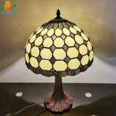 Axyaa Glass Desk Lamp: European Minimalist Style, Antique Decorative Metal Holder