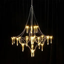 Axyaa Nordic Crystal Pendant Lamp for Chrome Decorative Lighting in Living & Dining Rooms