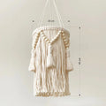 Nordic Macrame Woven Tapestry Lampshade Boho Ceiling Pendant Light by Axyaa