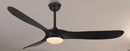 Axyaa 88-Inch DC Motor Ceiling Fan with Remote Control and Wood Blades