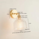 Axyaa Glass LED Wall Lights Fixture for Home Decor and Bathroom Mirror
