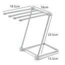 Axyaa Vertical Rack for Towels, Cups, and Sponges: Kitchen Storage Solution