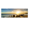 Axyaa Beach Sunset Canvas Wall Art for Aesthetic Living Room Decor