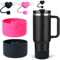 Axyaa Heart Cup Set: 2 Straw Cover Caps, 2 Straw Toppers - 30oz 40oz Tumbler