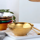 Axyaa Stainless Steel Double-layer Ramen Bowl Japanese-style Kitchen Tableware