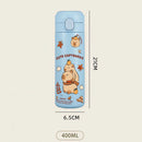 Axyaa Cute Stainless Steel Thermal Water Bottle with Filter, 400ml Thermos Cup