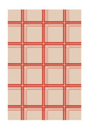 Axyaa Plush Red Carpet Rug: Thick, Fluffy, Washable for Living Room, Bedroom, or Cloakroom