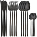 Axyaa 16-Piece Stainless Steel Christmas Dinnerware Set Luxury Cutlery & Tableware