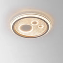 Axyaa Modern Ultra Thin 50cm LED Ceiling Light, 68w Remote Control, Living Room Bedroom