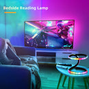 Axyaa Adjustable Height RGB LED Corner Floor Lamp with Remote Control