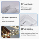 Axyaa LED Pendant Chandelier with Remote Control Dimmable Lighting