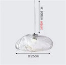 Axyaa Modern Glass Pendant Light for Elegant Ambiance