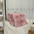 Axyaa Super Soft Faux Fur Throw Pillow Cover for Sofa Bed, 45x45 CM