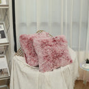 Axyaa Super Soft Faux Fur Throw Pillow Cover for Sofa Bed, 45x45 CM