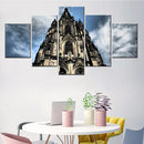 Cologne Cathedral Wall Art Canvas Print by Axyaa - Home Decor Landscape Poster