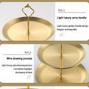 Axyaa Stainless Steel Fruit Plate - Snack Dish, Candy Tray, Salad Bowl