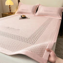 Axyaa Large Cardamom Ice Bean Mat Three-Piece Set
