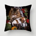 Axyaa Cute Cat Animal Pillowcase for Sofa Decoration in Living Room