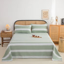 Axyaa Coarse Cloth Bed Sheet Queen Size Soft 100% Cotton Durable Breathable Naked Sleep