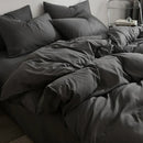 Axyaa Solid Color Matching Bed Four-Piece Set with Spring & Summer Design