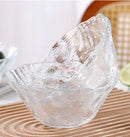 Axyaa Glass Bowl & Salad Plate Set - Creative Household Fruit Plate & Dessert Bowl