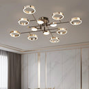 Axyaa Modern Dimmable Aluminum LED Ceiling Lights for Home Decor