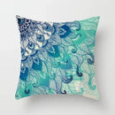 Axyaa Geometric Datura Bohemian Style Wreath Seat Pillow Cover