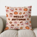 Axyaa Autumn Leaves & Berries Decorative Pillow Cover