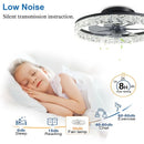 Axyaa Smart LED Ceiling Fan with Light, Remote Control, Dimmable - Home Lighting