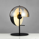 Axyaa Glass Hemisphere LED Floor Lamp - Industrial Corner Room Decoration Light