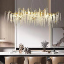 Axyaa Gold Aluminium Branch Pendant Light - Modern Indoor LED Chandelier