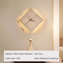 Axyaa Stone Staircase Corridor Background Wall Lamp Bedroom Clock Headboard